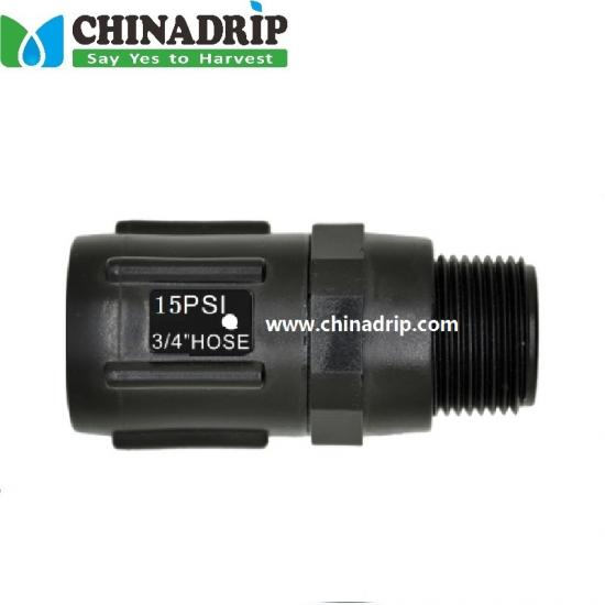 pressure reducer with hose thread 3/4